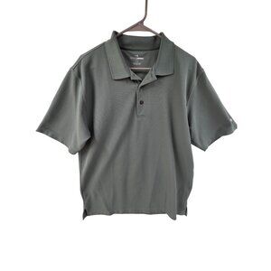 Grand Slam Men's Polo Golf Shirt Short Sleeve Moisture Wicking Green Size L Prep